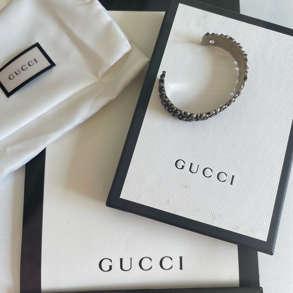 New Authentic Gucci Lion Mane Bracelet New Size/S - Picture 2 of 16
